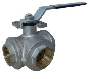 3-Way Brass Ball Valves