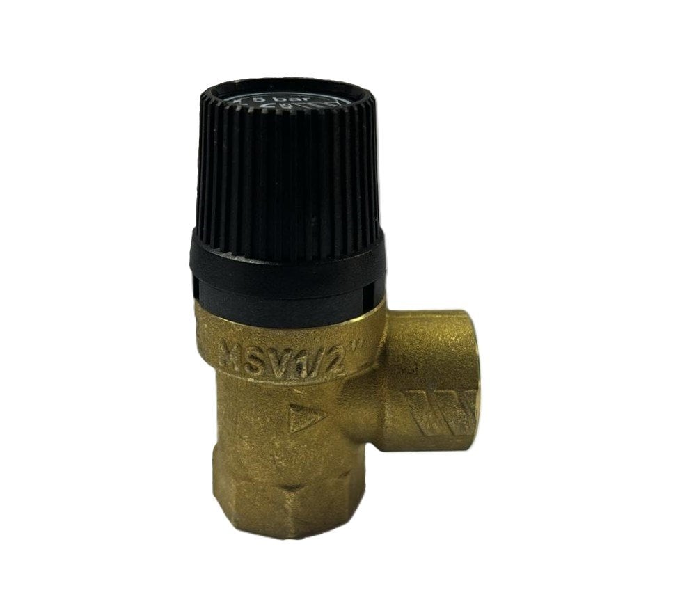 WATTS MSV50 Fixed Set Safety Valve 1/2" 5 Bar