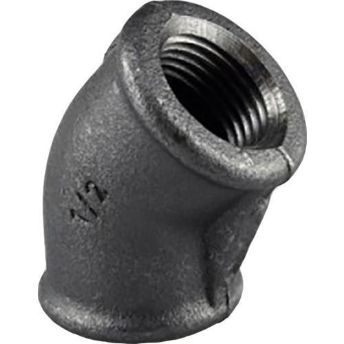 Trakya Döküm Black 45° Open Elbow 1''