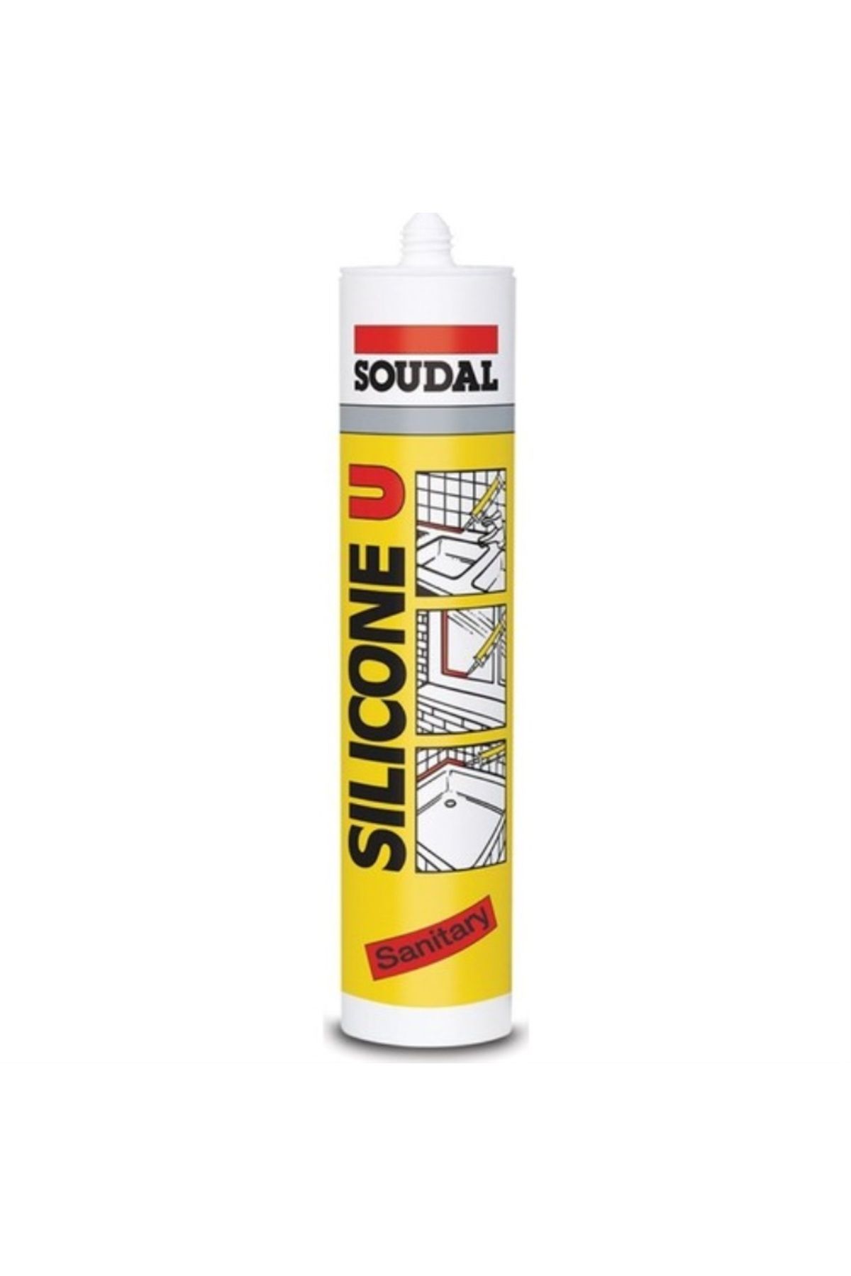 Soudal General Purpose Clear Silicone 280GR