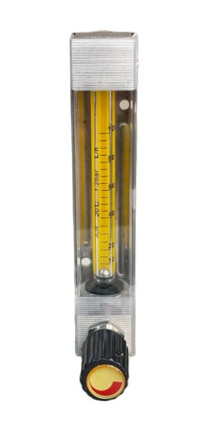 EF119 Variable Area Flow Meter with Adjustment Valve 10 - 100 L/h (AIR)