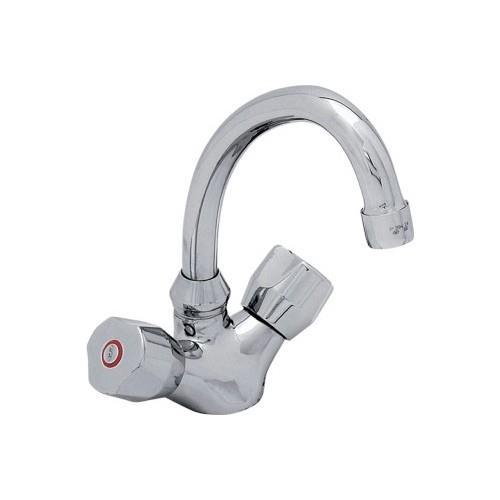 ECA Pınar Short Swan Basin Mixer Tap 102108555