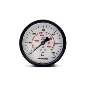 PAKKENS Back Connection Pressure Gauge Ø63 mm 600 Bar