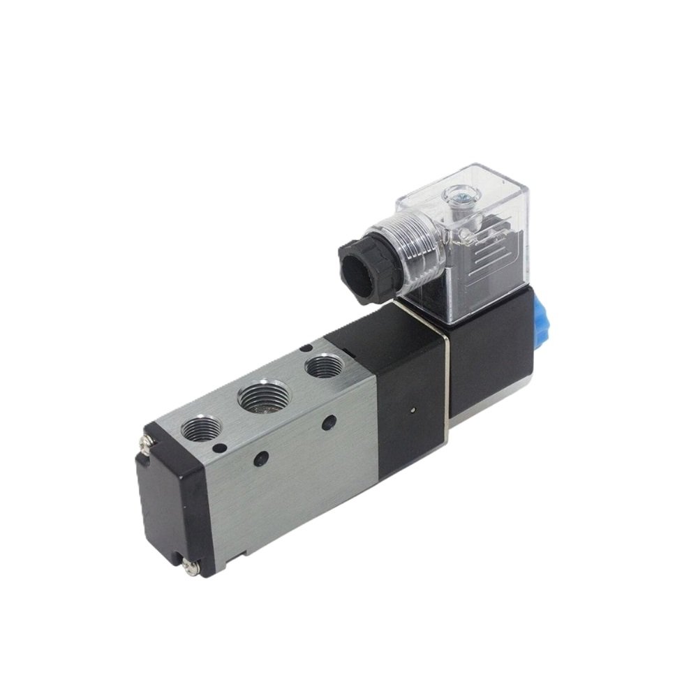 MAXTOR 4V410-15 24V DC 5/2 Single Solenoid Pneumatic Valve 1/2"