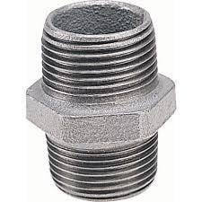 Trakya Cast Iron Galvanized Reducing Nipple 1'' X 3/4''