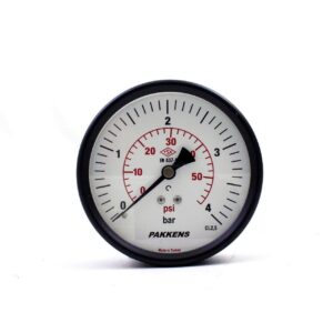 PAKKENS Back Connection Pressure Gauge Ø40 mm 4 Bar 1/8''