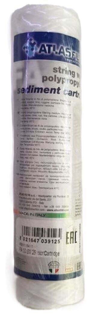 ATLAS FILTRI Sediment String Filter 10'' 5 Micron