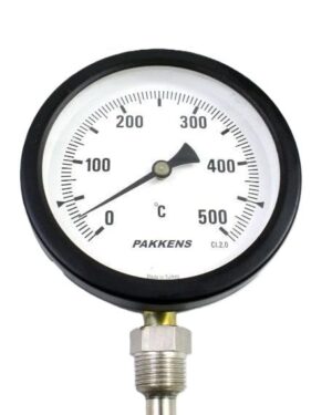 PAKKENS Bottom Connection Thermometer Ø100mm 400°C 30cm 1/2''
