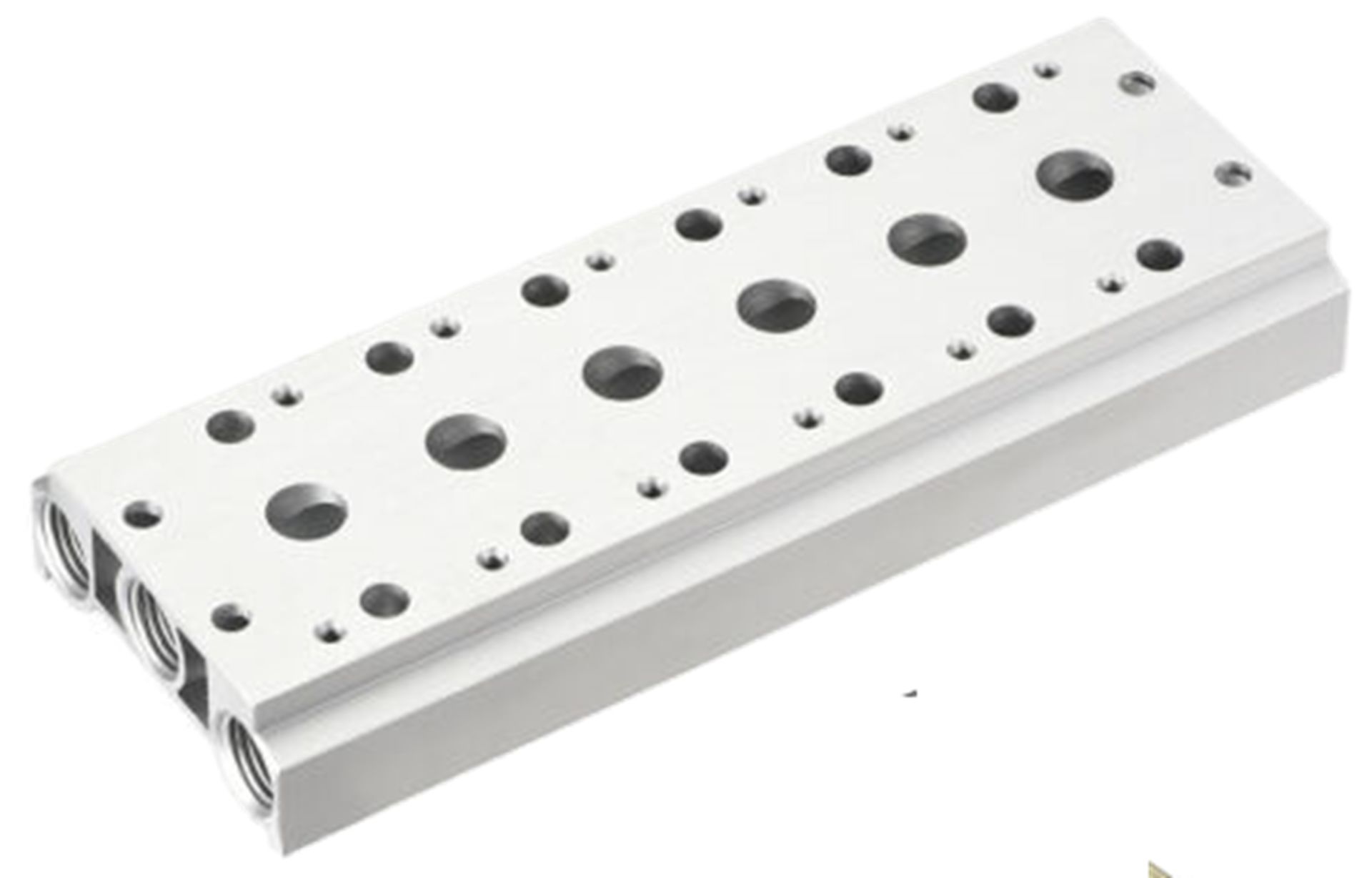 MAXTOR 9-Port Pneumatic Valve Manifold Plate 3/8"