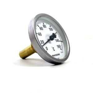 PAKKENS Back Connection Bi-Metal Thermometer Ø63mm 160°C