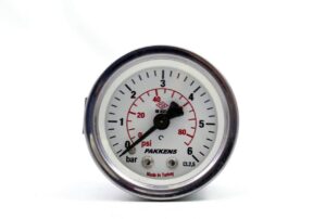 Pakkens Back Connection Pressure Gauge Ø63 mm 6 Bar 1/4"