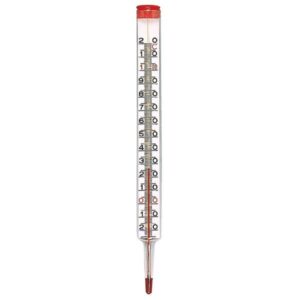 Boiler Thermometer Glass Flat Small