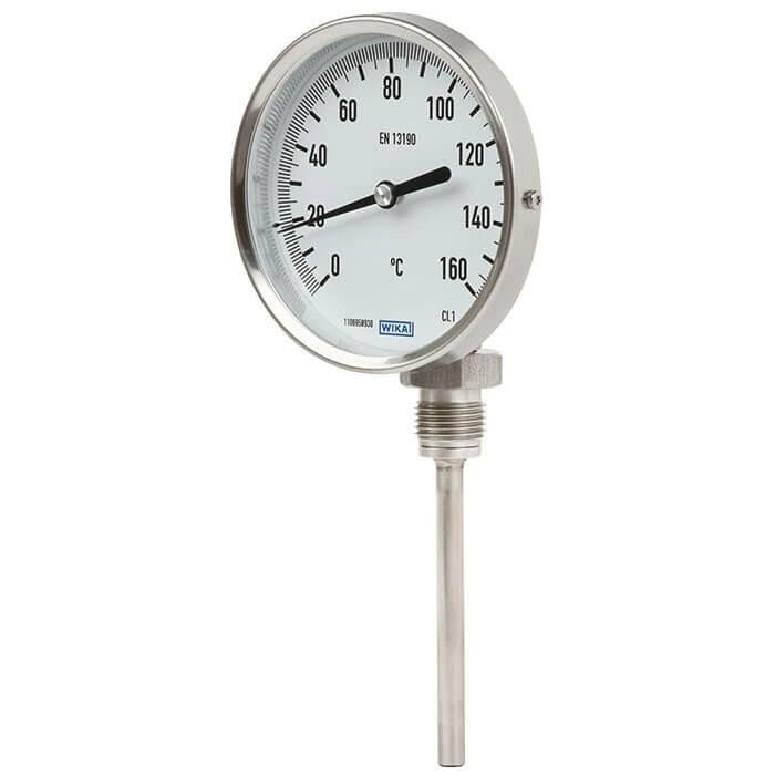 WIKA Bottom Connection Thermometer Ø100mm 160°C 15cm CL 2.0