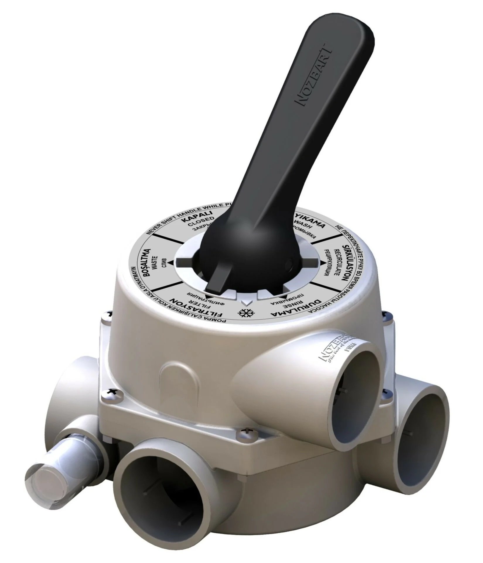NOZBART Six-Way Valve 2"