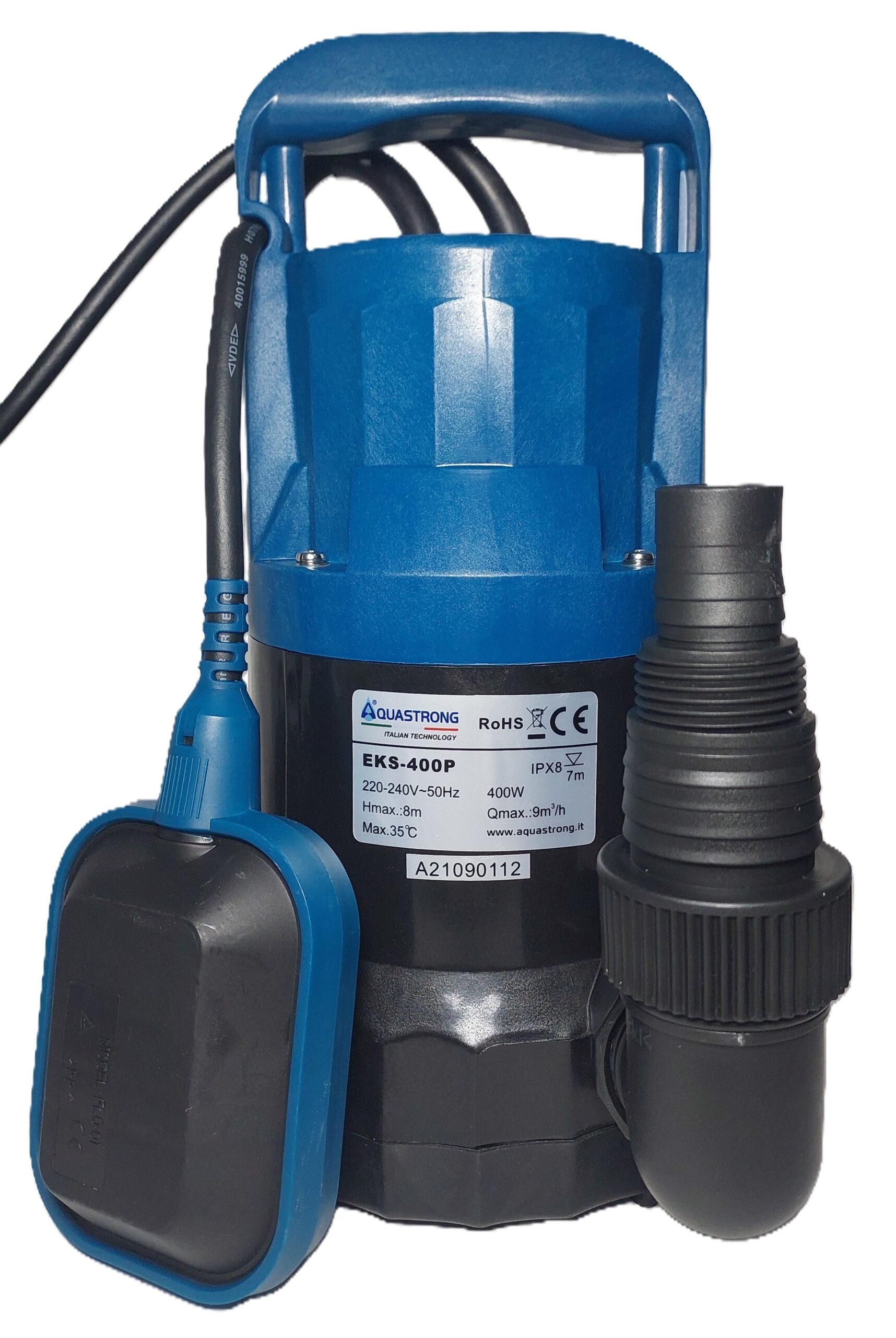 AQUASTRONG EKS-400P Submersible Drainage Pump 0.5 HP 220V