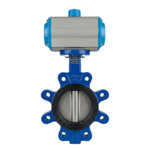 Pneumatic Actuated Lug Type Butterfly Valve 150LB DN100