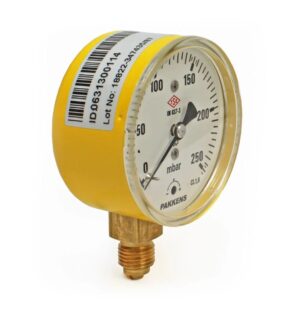 PAKKENS Bottom Connection Capsule Diaphragm Pressure Gauge Ø63