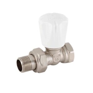 TÜRKOĞLU Straight Radiator Valve 1/2"