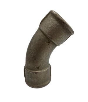 Cast Iron Black Female Threaded Deveboynu 1 1/4" 45°