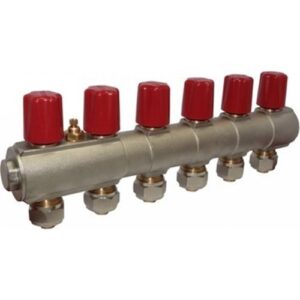 Konsan Manifold with Integral Valves 8-Outlet 1''
