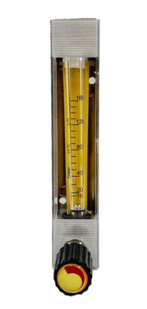 EF111 Variable Area Flow Meter with Adjusting Valve 16 - 160 L/h (Water)