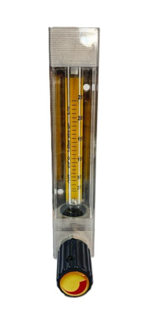 EF120 Variable Area Flow Meter with Adjusting Valve 25 - 250 L/h (AIR)