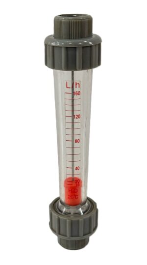 EF 702-2 Plastic Tube Variable Area Flow Meter 16-160 L/h