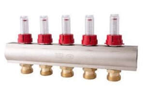 TDS DAK3-06 Flow-Adjustable Manifold 1'' 6 Outlets