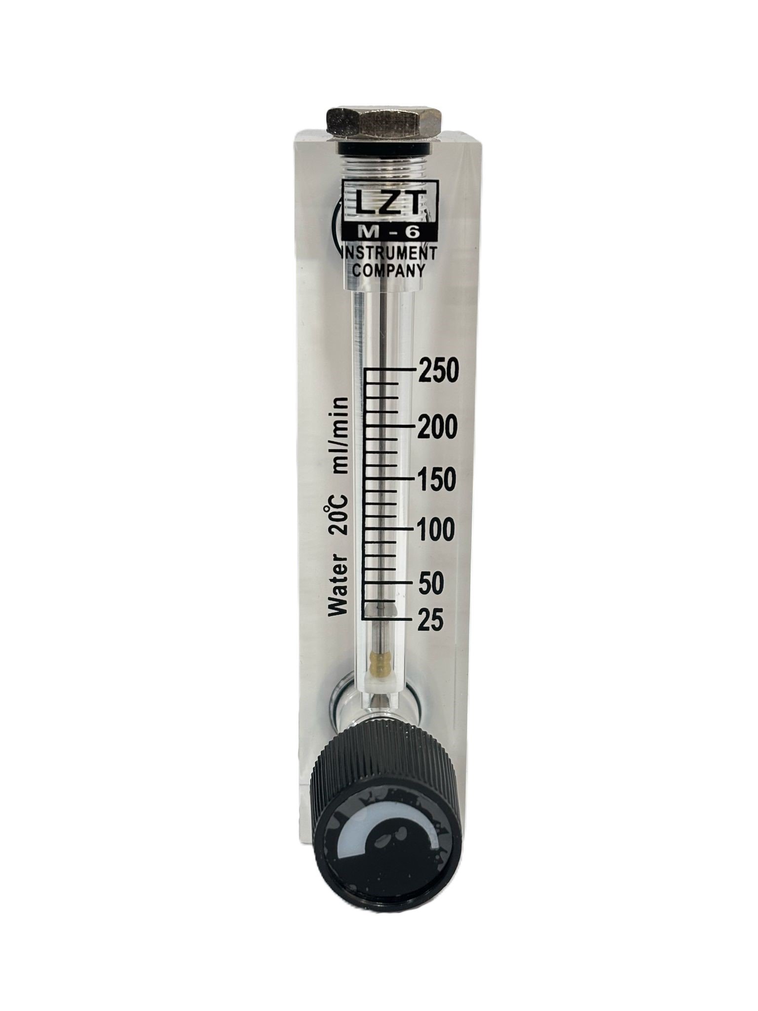 GENTEK LZM-6T-S004 Glass Tube Variable Area Flow Meter with Float