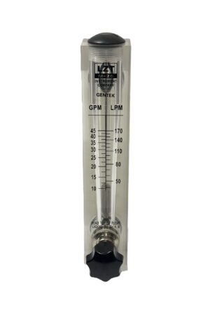 GENTEK LZT-25T Float-Type Glass Tube Flow Meter 50-170 l/min