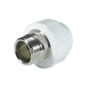 Hakan Plastik PPRC Hexagonal Male Threaded Nipple 1 1/4" - Ø40mm