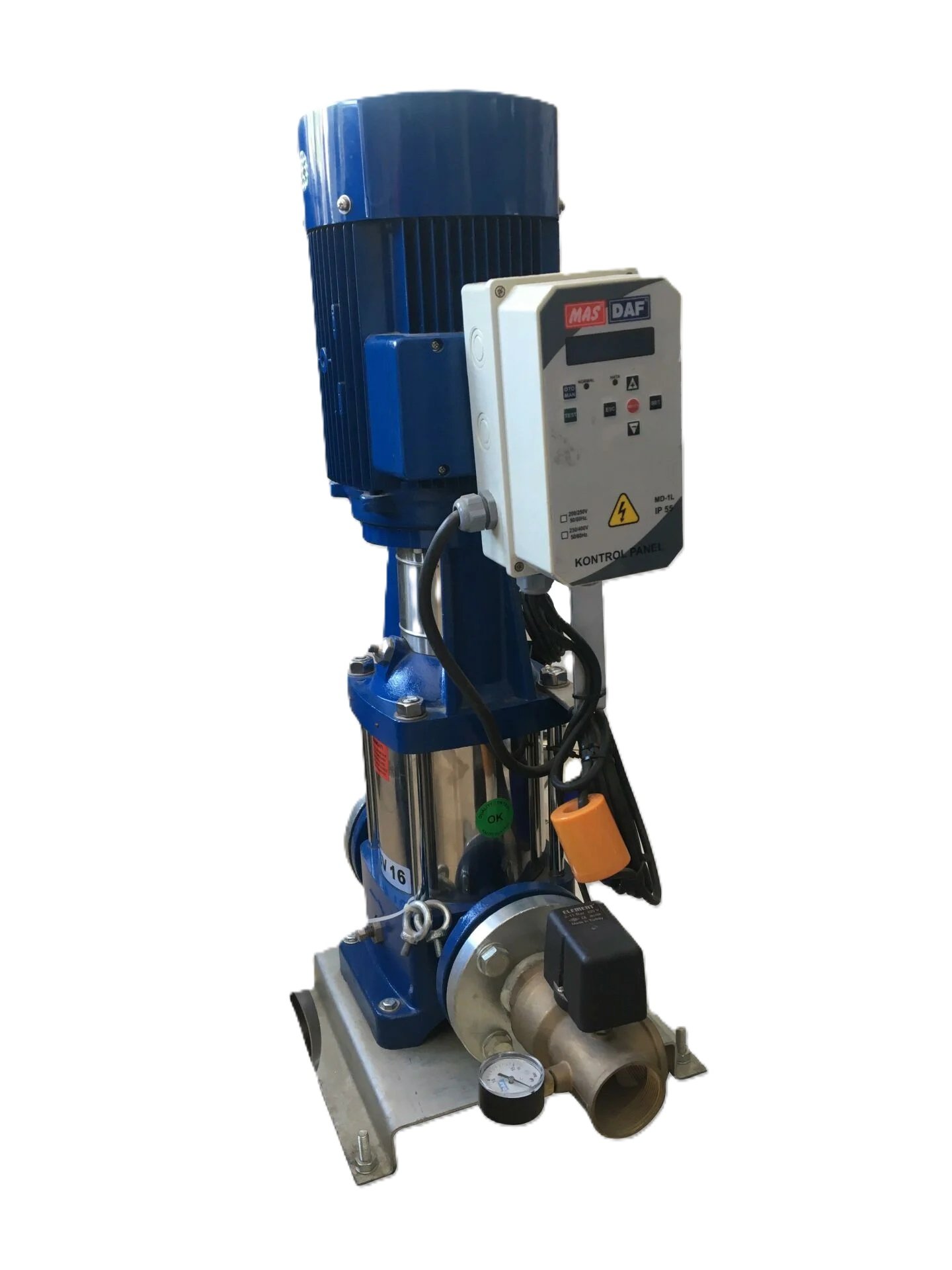MAS-DAF Stainless Steel Booster Pump HDSV1-16/6 5.5 kW