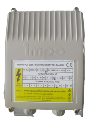 İMPO M18B Submersible Pump Control Panel 1 HP