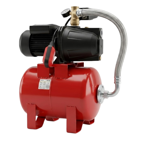 İMPO M80 Packaged Booster Pump with 24 Litre Horizontal Tank, 1 HP, 220V