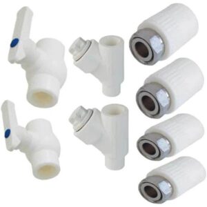 PP-R Combination Boiler Connection Set with Movable Nipple 8-Piece Straight