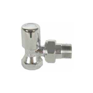 ECA Chrome Handwheel Corner Radiator Valve 1/2'' 602120280