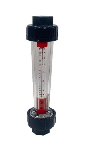 LZS-32.001 S Plastic Tube Variable Area Flow Meter with Float 0.6-6 m³/h