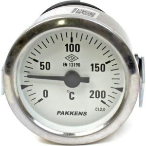 PAKKENS Microtac Gas-Filled Contact Thermometer 200°C