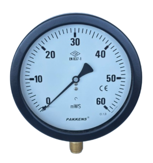 PAKKENS Bottom Connection Hydrometer Ø160 mm 60 mH2O CL 1.0