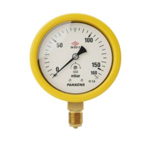 Pakkens Diaphragm Pressure Gauge Ø100mm, 0-160 mbar