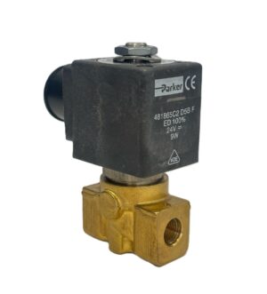 PARKER P/N 362496J 2-Way Solenoid Valve N.C. 1/8'' 24V DC