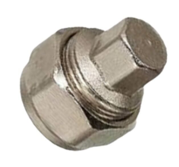 Brass Blanking Cap PEX 16 x 1/2"