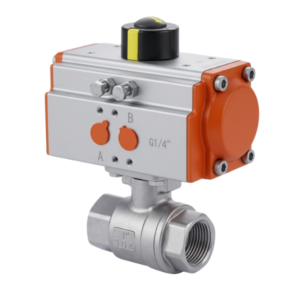Pneumatic Actuated Stainless Steel Ball Valve 1 1/4"