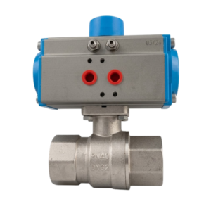 Pneumatic Actuated Brass Ball Valve PN40 1 1/4"