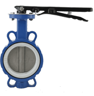 BUNDOR Wafer Type Butterfly Valve Stainless Steel 316 Disc Teflon Sealed DN100