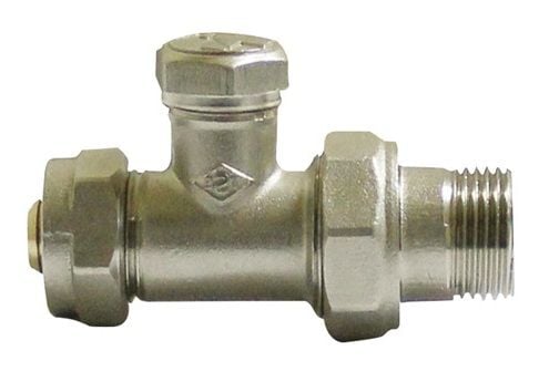 ECA GV3 Pex Straight Radiator Return Valve