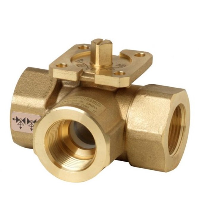 Siemens VBI60.25-16T 3-Way Ball Valve 1''