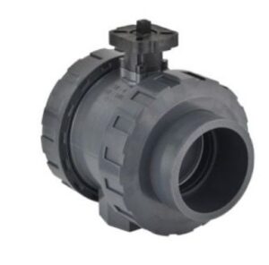 NOZBART U-PVC Actuator Compatible Acid Ball Valve Ø90