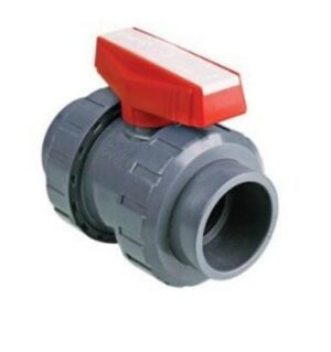 Nozbart U-PVC Solvent Weld Socket Ball Valve Acid DN 32
