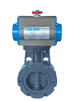 CH AQUARAM U-PVC Pneumatic Actuated Butterfly Valve 3''